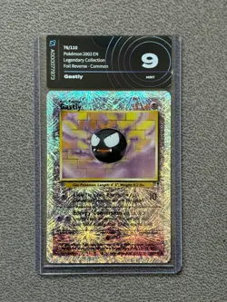 Pokemon Card Gastly 76/110 Reverse Holo Legendary Collection 2002 EN AiGrading 9 - Image 1