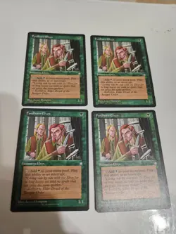 MTG 4x Fyndhorn Elves Ice Age Pauper Magic the Gathering Card x4 MP - Image 1