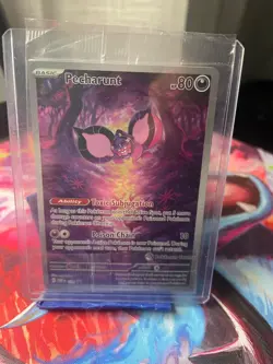 Pecharunt 129 Sv: Scarlet & Violet pokemon center Promo Cards Holo - Image 1