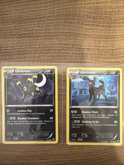 Pokemon Card TCG Umbreon 60/108 and 61/108 Dark Explorers Non Holo - Image 1