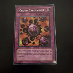 Yugioh Crush Card Virus TU01-EN006 Rare NM/LP - Image 1