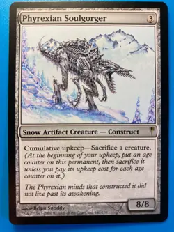MTG 1x Phyrexian Soulgorger # 141 Coldsnap Modern Magic the Gathering Card x1 NM - Image 1