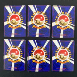 Base Set 1996 Normal Card Set of 6 Japanese Pokemon Card Old Back s007358 - Image 2