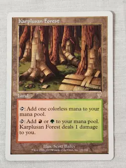 NM Karplusan Forest 7th Edition Mtg Magic the Gathering - Image 1