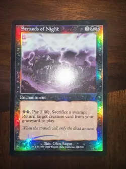 7th Edition Foil Strands of Night MTG EDH Commander Vintage Legacy Enchantment - Image 1