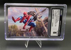Mtg Spider-Man Art Series Web-Slinger Gold Stamped CGC 8 - Image 2