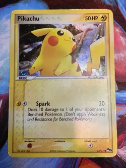 Pokemon TCG Pikachu 013/017 POP Series 4 Holo MP-HP - Image 1