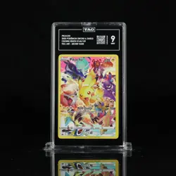 POKEMON 2023 CROWN ZENITH PIKACHU FULL ART RARE 160 TAG 9 - Image 1