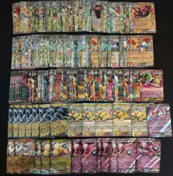 Pokemon Bulk Lot 200 ex RR Japanese TCG Pikachu Mewtoo Zekrom Reshiram A26 FI38 - Image 1