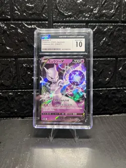 Pokemon TCG Mewtwo V Japanese Pokemon GO 030/071 CGC Gem Mint 10 - Image 1
