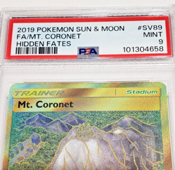 🔴Mt. Coronet SV89/SV94 Hidden Fates: Shiny Vault Gold Full Art PSA 9 - Image 2