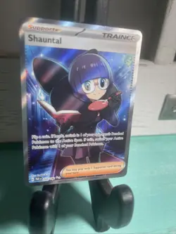 Shauntal 243/182 Paradox Rift Ultra Rare Full Art Supporter Pokemon - Image 2