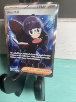 Shauntal 243/182 Paradox Rift Ultra Rare Full Art Supporter Pokemon - Image 3