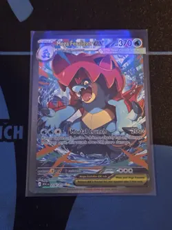 Pokemon TCG Mega Feraligator SIR 274/217 Ascended Heroes English Pack Fresh - Image 1