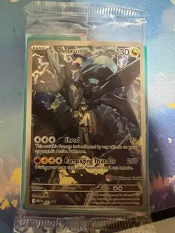 **SEALED** N's Zekrom 031 Ascended Heroes ETB Promo Pokemon Center Stamp - Image 2