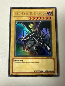 Yugioh: Red-Eyes B. Dragon - SDJ-001 - Ultra Rare - Unlimited - LP - Image 1