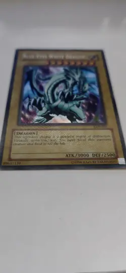 Yugioh Blue-Eyes White Dragon LOB-001 Unlimited 2002 (LP) - Image 2