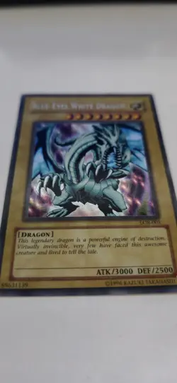 Yugioh Blue-Eyes White Dragon LOB-001 Unlimited 2002 (LP) - Image 3