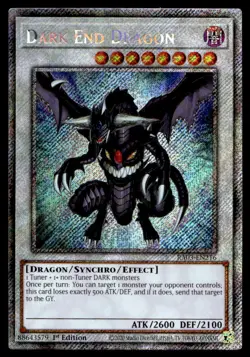 Yu-Gi-Oh TCG Quarter Century Bonanza #RA03-EN216 Dark End Dragon 1st Ed.,PScR - Image 1