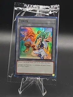 Token: Leo & Life Stream Dragon TKN5-EN028 Duelist's Advance Unlimited Yugioh - Image 1
