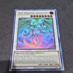 Konami Yu-Gi-Oh! Red Dragon Archfiend 1st Ed GFP2 Holo Synchro Lot of 3 - Image 1