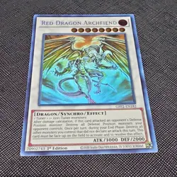 Konami Yu-Gi-Oh! Red Dragon Archfiend 1st Ed GFP2 Holo Synchro Lot of 3 - Image 4
