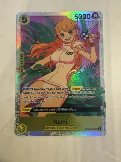 One Piece TCG Nami OP08-106 SR Two Legends NM - Image 1