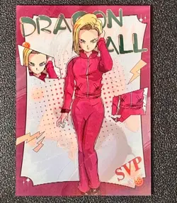 Bunny Bulma + Android 18 Lenticular 2025 Chase Rare Dragon Ball Super Waifu Card - Image 3