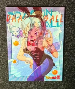 Bunny Bulma + Android 18 Lenticular 2025 Chase Rare Dragon Ball Super Waifu Card - Image 4