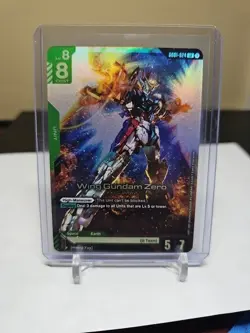 Wing Gundam Zero GD01 Newtype Rising GD01-024 LR Gundam Card Game TCG - Image 1
