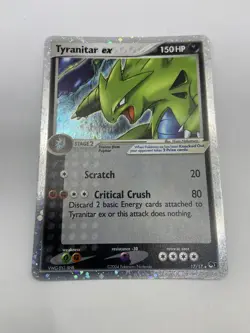 2004 POP Series 17/17 Tyranitar ex Holo Pokemon Card - Image 1