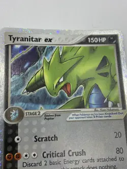 2004 POP Series 17/17 Tyranitar ex Holo Pokemon Card - Image 2