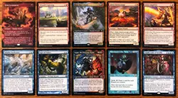MTG 10x IZZET WIZARDS EDH Lot: Kaza Roil Chaser, Riptide Director, Azami, Aegar - Image 1
