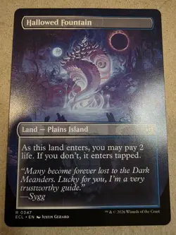 Hallowed Fountain - Regular (Borderless) Lorwyn Eclipsed - Mtg - Image 2