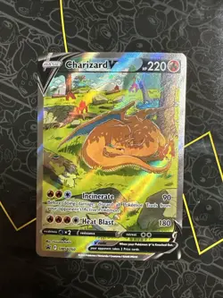 Pokemon Sword and Shield: Charizard V SWSH260 Black Star Promo Raw - Image 1
