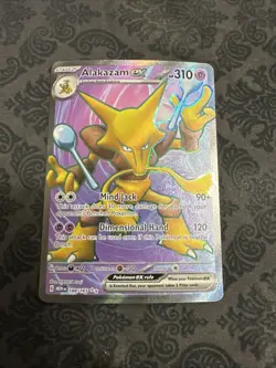 Alakazam ex 188/165 S&V 151 Full Art Ultra Rare Pokemon TCG - Image 1