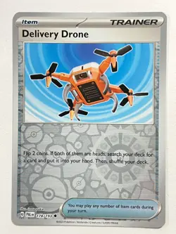 Delivery Drone 178/193 Reverse Holo Uncommon Paldea Evolved Pokemon NM - Image 1