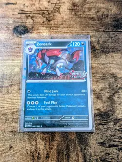 Zoroark 061/086 White Flare Stamped Promo Cosmos Holo Rare Pokemon NM-MT - Image 1