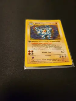 Pokemon Machamp 8/102 -Base Set 1st Edition- HP - Image 2