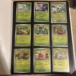 Pokemon Paradox Rift NEAR Complete Base Set W/ EXs #1-182 W/ Binder! - Image 1
