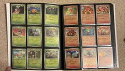 Pokemon Paradox Rift NEAR Complete Base Set W/ EXs #1-182 W/ Binder! - Image 2
