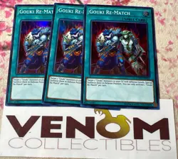 3x (M/NM) - Gouki Re-Match - COTD-EN054 - Super Rare - Unlimited YuGiOh - Image 1