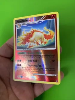 Rapidash 22/100 Stormfront Reverse Holo Pokemon Card LP+ - Image 3