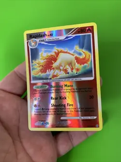 Rapidash 22/100 Stormfront Reverse Holo Pokemon Card LP+ - Image 4