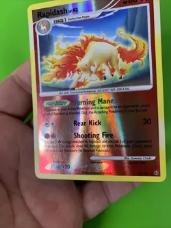 Rapidash 22/100 Stormfront Reverse Holo Pokemon Card LP+ - Image 5