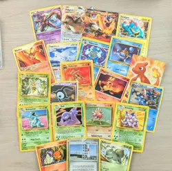 Pokemon Damaged Card Lot WOTC, Topps and Mid-Era - Image 1