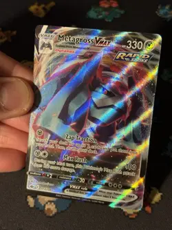 Pokemon Cards Metagross VMAX 113/198 Ultra Rare Chilling Reign - (NM) - Image 2