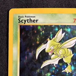Pokemon Scyther 10/64 Jungle Holo Rare Unlimited 1999 Wizards TCG Card English - Image 3