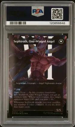 2025 #0527 SEPHIROTH, FABLED SOLDIER/SEPHIROTH, ONE-WINGED ANGEL PSA 9 - Image 2