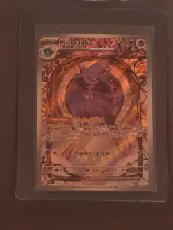Pokemon TCG Mismagius 212/193 Paldea Evolved Illustration Rare SV02 English - Image 2